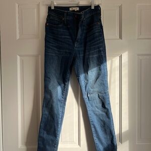 Madewell curvy skinny high-rise jeans, size 25